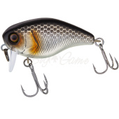 Воблер JACKALL Chubby 41 SSR Silent цв. uv mat silver & black