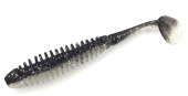 Силиконовая приманка FISHING STYLE MORDER 3,7"(94 мм) уп.6 шт.#001 Silver Black