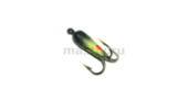 Мормышка МастИв Чёрт 2,5 петля L=7 черный с глазком, б/о, 0,35гр.