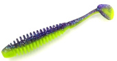 Силиконовая приманка FISHING STYLE MORDER 3,7"(94 мм) уп.6 шт.#036 Violet Lime