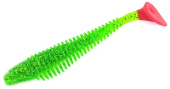 Силиконовая приманка FISHING STYLE CHECKMATE BIG 6,3"(160 мм) уп.2 шт.#102 Lime
