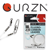 Поводок Gurza-FLUOROCARBON LEADER 1000мм/0,85 D 1шт.х 5 (Test 30,5kg)