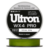 Шнур Ultron WX 4 PRO 0,25 мм, 20,0 кг, 100 м, хаки