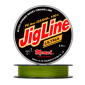 Шнур Momoi JigLine Ultra PE 0,16 мм, 12,0 кг, 100 м, хаки