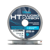 Леска Ultron Fluorocarbon 0,35 мм, 8,5 кг, 25 м, прозрачная	