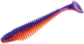 Силиконовая приманка FISHING STYLE CHECKMATE BIG 5,5"(140 мм) уп.3 шт.#005 Maracuja