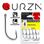 Крючки Gurza-CRYSTAL RING BN № 4 (10шт/уп)