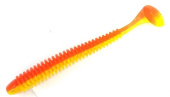 Силиконовая приманка FISHING STYLE SPRING TAIL 3,5"(88 мм) уп.8 шт. #038 Ripe Apple