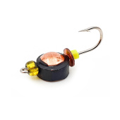 Мормышка WORMIX Таблетка 2,5 с медной коронкой крючок № 16 0,15 гр. уп(10шт)