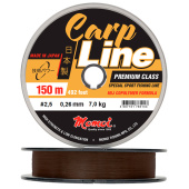 Леска Momoi Carp Line 0,17 мм, 3,5 кг, 150 м, коричневая (уп.5 шт)