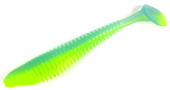 Силиконовая приманка FISHING STYLE CHECKMATE 3,5"(89 мм) уп.6 шт.#004 Blue Mint
