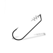 Крючки Gurza-WORM Swim Bait Hook № 1/0 (8шт/уп) (с фиксаторной пружинкой)