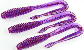 Силиконовая приманка FISHING STYLE HAPPY WORM  4"(102 мм) уп.6 шт.#111 Deep purple
