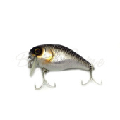 Воблер JACKALL Chubby 38 SSR цв. uv mat silver & black 38мм 4,2г floating 0,1 - 0,3 м