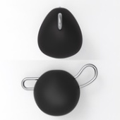 Груз «Капля- эксцентрик» –  1 грамм. (10 шт) ЧЁРНЫЙ