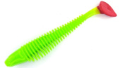 Силиконовая приманка FISHING STYLE CHECKMATE BIG 5,5"(140 мм) уп.3 шт.#122 Chartreuse