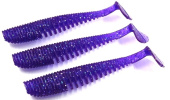 Силиконовая приманка FISHING STYLE AWARUNA 3,5"(88 мм) уп.6 шт.#123 Violet