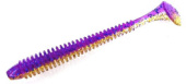 Силиконовая приманка FISHING STYLE SPRING TAIL 4"(102 мм) уп.6 шт.#048 Violet Gold