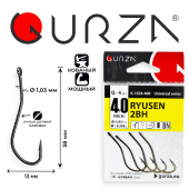 Крючки Gurza-RYUSEN 2BH BN № 4/0 (4шт/уп)