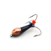 Мормышка WORMIX Чертик 1,5 с медной коронкой крючок № 16 0,2 гр. 1103 уп(10шт)