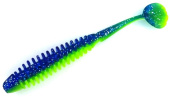 Силиконовая приманка FISHING STYLE MORDER 3"(75 мм) уп.8 шт.#015 Dark blue lime