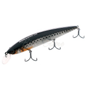 Воблер JACKALL Rerange 110 SP цв. hl silver & black,110 мм, 14,8г suspending 1 - 1,5 м