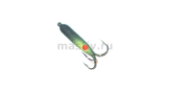 Мормышка МастИв Чёрт 3 петля L=15 чёрный с глазком, б/о, 1,4гр.