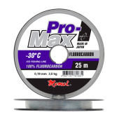 Леска Momoi Pro-Max Fluorocarbon 0,12 мм, 1,5 кг, 25 м, прозрачная