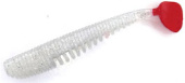 Силиконовая приманка FISHING STYLE AWARUNA 1,3"(33 мм) уп.25 шт. #128 Silver хвост не красный