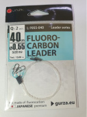 Поводок Gurza-FLUOROCARBON LEADER 400мм/0,55 D 2шт.х 5 (Test 15kg)