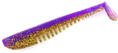 Силиконовая приманка FISHING STYLE AWARUNA 3"(75 мм) уп.9 шт.#048 Violet Gold