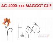 Аксессуары Gurza-MAGGOT CLIP BLACK (S:14x12mm) № S (4 шт/уп)