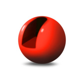 Вольфрамовые головки Gurza-Slotted tungsten beads OR UV N1 (0,092 г / Ø 2,3 мм) (5шт/уп)