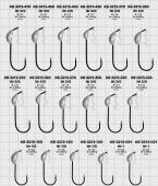 Крючки Gurza-Worm Swim Bait Hook (W) №4/0+7,0г (4шт/уп)