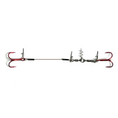 Стингеры Gurza-COMBI STINGER RIG DUO ST-36 № 4 Ruv (1шт/уп) L 7 cm Ø 0,54 test 26 kg 