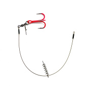 Стингеры Gurza-STINGER PIKE RIG ST36 № 1/0 Ruv (1шт/уп) l 23 cm Ø 0,54 test 26 kg