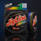 Шнур Momoi JigLine Multicolor  0,08 мм, 5,6 кг, 100 м ( 5 цветов по 10 м)