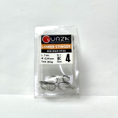 Стингеры Gurza-LOWER STINGER RIG DUO ST-36 №4 BC (1шт/уп) Ø 0,54 mm test 26 kg 