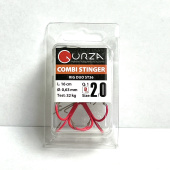 Стингеры Gurza-COMBI STINGER RIG DUO ST-36 № 2/0 Ruv (1шт/уп) L 16 Ø 0,63 test 32 kg 
