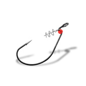 Крючки Gurza-WORM 310 LEHS № 1/0 BN (3шт/уп) (Офсет,широкое ухо+Helix+Round Beads ) VANADIUM