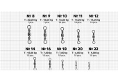 Вертлюжки Gurza-Barrel Swivel BK № 8 (7шт./уп)