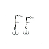Стингеры Gurza-LEADER STINGER RIG ST-36 № 4 BC (2шт/уп) (L=6,5 и 8,5 сm) Ø 0,54 mm test 26 kg