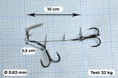 Стингеры Gurza-LOWER STINGER RIG ST-36 № 3/0 BN (1шт/уп)