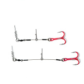 Стингеры Gurza-LEADER STINGER RIG ST-36 № 2/0 Ruv (2шт/уп) (L=12 и 15 сm)