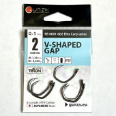 Крючки Gurza-V-SHAPED GAP № 2 PTF 5 шт