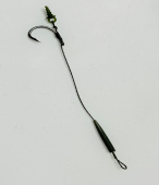 Поводок c крючком Gurza-METHOD Hair Rig TSUYOSHI HOOK BOILIE SCREW №4 90mm/25LB 3шт.x5