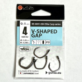 Крючки Gurza-V-SHAPED GAP № 4 PTF 5 шт