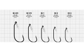Крючки Gurza-Easy Swim Bait Hook № 1/0 BN (9шт/уп) (с фиксаторной пружинкой)
