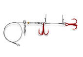 Стингеры Gurza-STINGER PIKE RIG DUO ST36 №1 Red (1шт/уп)
