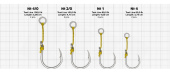 Крючки Gurza-ASSIST SINGLE HOOK JH-51 № 2/0 TIN (2шт/уп)